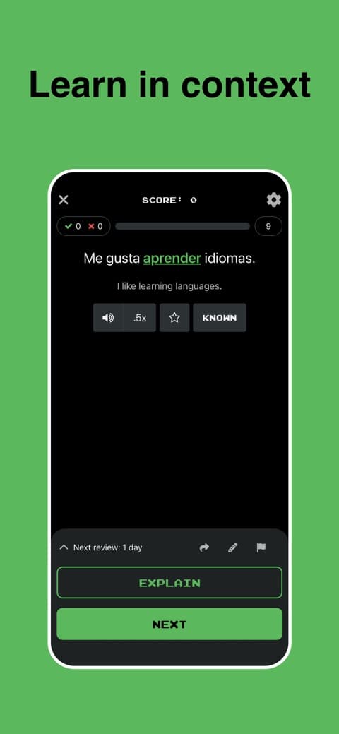 Clozemaster app screenshot 2