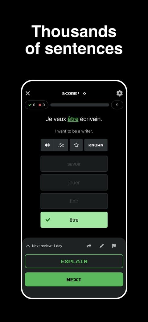 Clozemaster app screenshot 3